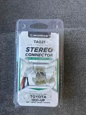 Ta021 Scosche Toyota Stereo Connector Kit Ta021 Scosche Toyota Stereo Connector Kit