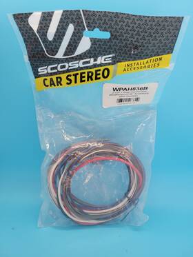 Scosche Wpah836b Wire Harness 2 Ch Amp Connect Weatherproof 36 Inch
