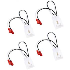 Singways 313103332375 Car Replacement Door Speaker Wiring Harness Plug Connector 4 Pcs For Ford Mazda
