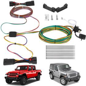 Sixcow Bx88368 Replace For Blue Ox Ez Light Wiring - Towing Harness Kit J