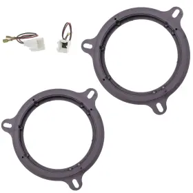 Kc550 Sound-way Spacer Rings Adapters And Harness Kit For 6.5 Inch / 165 Mm Speake Kc550 Sound-way Spacer Rings Adapters And Harness Kit For 6.5 Inch / 165 Mm Speake