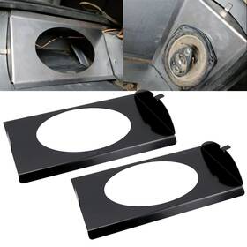 Sporacingrts Ymx3-1-xbl141-bk Behind Seat Speaker Brackets Compatible With 1973-1987 Black