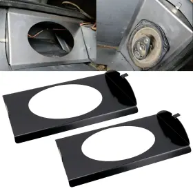 Ymx3-1-xbl141-bk Sporacingrts Behind Seat Speaker Brackets Compatible With 1973-1987 Black