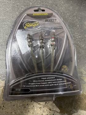 Stinger Sbty2f Bullet Series Car Amp Rca Y Split Adapter 1 Male 2 Female New