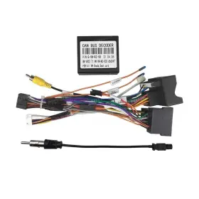 Sp-cab-074 Strpump 16pin Car Radio Stereo Power Harness Cable Wire With Can Compatible For Vw Jetta