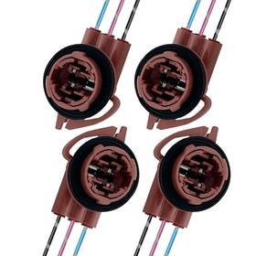 Surosha Qph-g-2084 3157 Bulb Socket Turn Signal Lamp Car Light Wire Wiring 4pcs