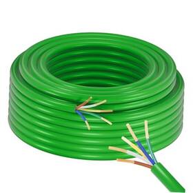 Suzco S-100ftg5 Enough 14awg 5 Way Trailer Wire Harness - Green Sheath 5x 100ft 5way