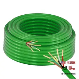 S-100ftg6 Suzco Enough 14awg 6 Way Trailer Wire Harness - Green Sheath 6x 100ft 6way