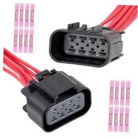 Svicari 84086144 Headlights Connector Wiring Harness Plug Fit For Cadillac Escalade 2007-2014
