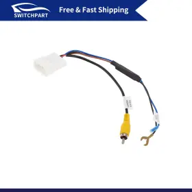 Switchpart 601968533373 Rear View Camera Adapter Wire Harness Cable Fit For Hyundai Kia Rca 5pin