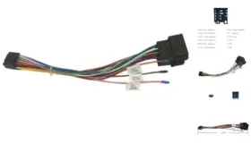 Vw-001 Szfmswe 16 Pin Wire Harness Iso Standard Adapter Cable Compatible With Vw Most Cars