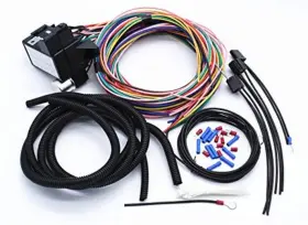 52003 Takpart Universal 14 Circuit Wire Harness 12v Street Hot Rat Muscle Rod Wiring 52003 Takpart Universal 14 Circuit Wire Harness 12v Street Hot Rat Muscle Rod Wiring