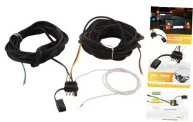 X25571 Tao-xi 26 Ft Trailer Harness Kit 4 Pin 5 Wire Wiring With Nylon Net X25571 Tao-xi 26 Ft Trailer Harness Kit 4 Pin 5 Wire Wiring With Nylon Net