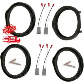 Teamwill 705353715822 2 Pairs Car Speaker Adapter Board Wiring Harness Connector For Honda-civic 6.5 Inch