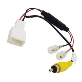 Teyhsx2080wh Teybouk Teyhsx2080wh- Backup Reverse Camera Wiring Harness 4 Pin Rearview Adapter Cable With