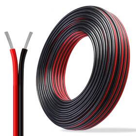 Tmh Fbm-1-xx-16-20f 16 Awg 2pin 2 Color Red Black Cable 20 Ft Feet