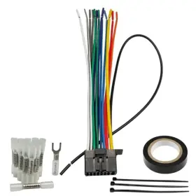 Truvaro 850080842065 Wiring Harness For Select Jvc Radio Installation Kit Series Kw 16-pin Type A