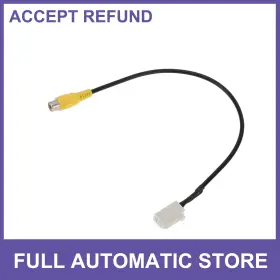 Uauto1 632702470463 Rear View Camera Adapter Wire Harness Cable For Toyota 1pcs Rca 4p