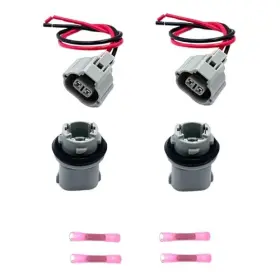 Ulb283 Ulifebet 2 Sets Headlight Side Marker Light Socket With Wire Harness Pigtail Compatible Ulb283 Ulifebet 2 Sets Headlight Side Marker Light Socket With Wire Harness Pigtail Compatible