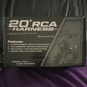 Utvs-hrn-rca-20 Utv Stereo 20ft Rca Harness Amplifier Integration For Can-am Utvs-hrn-rca-20 Utv Stereo 20ft Rca Harness Amplifier Integration For Can-am