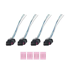 Cj-480204010033 Vectoauto 4pcs Wires Ignition Coil Connector Wiring Plug Pigtail Harness Compatible With Cj-480204010033 Vectoauto 4pcs Wires Ignition Coil Connector Wiring Plug Pigtail Harness Compatible With