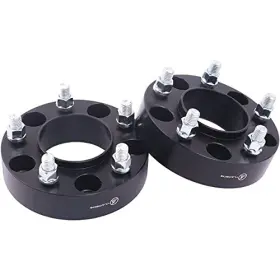 21106-382 Vlauto Black Forged 5x4.5 To 5x120 Hubcentric Wheel Adapters 1.5 Inch 12x1.5 Studs