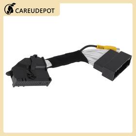 Vocoste 683007474946 Rear View Camera Adapter Wire Harness Cable For Ford Taurus 15-17 Rca