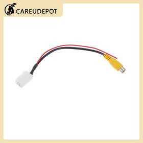 Vocoste 688391642605 Rear View Camera Adapter Wire Harness Cable Fit For Toyota Rca Black 1pc