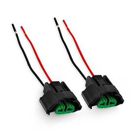 Vrasly H11-h8-vrasly Female Adapters Wiring Harness Sockets Compatible With Light Headlamp H11/h8