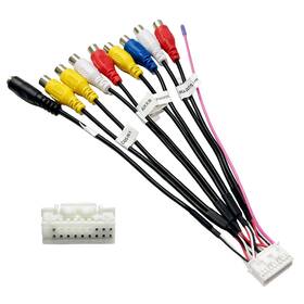 Wildtundra B0d81hb6dk 20 Pin Backup Camera Harness Adapter For Android Car Stereo Radio Rca Rear View