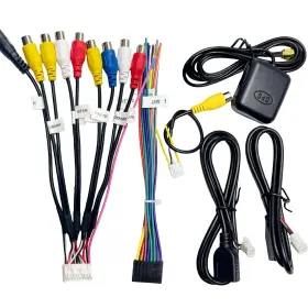 B0d92ms3w7 Wildtundra Android Car Stereo 16pin Iso Radio Wire Harness Kit 10/20pin Rca Connectors