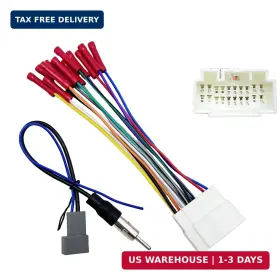 Zhyd-075 Wildtundra 20pin Car Radio Wiring Harness For Honda 1999-2008 Acura Suzuki 1998-2