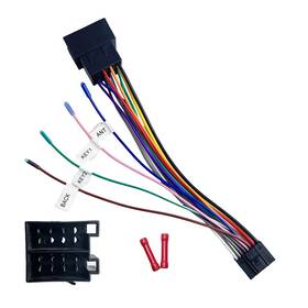 Wildtundra Zhyd-119 16pin Iso Aftermarket Radio Harness Adapter For Volkswagen 2003-2015 Black
