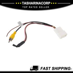 X Autohaux 601968524067 Rear View Camera Adapter Wire Harness Cable Fit For Hyundai Rca 5pin Black 1pc