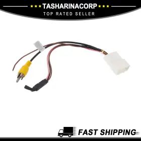 X Autohaux 601968524067 Rear View Camera Adapter Wire Harness Cable Fit For Hyundai Rca 5pin Black 1pc