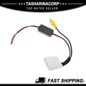 X Autohaux 601968524692 Rear View Camera Adapter Wire Harness Cable Fit For Nissan Rogue 11-13 Rca Black