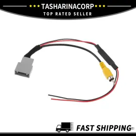 X Autohaux 632702474829 Rear View Camera Adapter Wire Harness Cable For Honda Crv 13-15 Rca