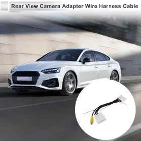 X Autohaux 639664796891 Rear View Camera Adapter Wire Harness Cable For Toyota Camry 1 Pcs Rca