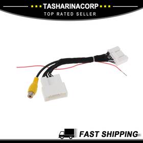 X Autohaux 678202090527 Rear View Camera Adapter Wire Harness Cable For Toyota Camry Rca