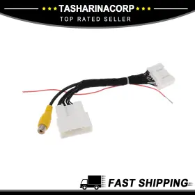 X Autohaux 678202090527 Rear View Camera Adapter Wire Harness Cable For Toyota Camry Rca