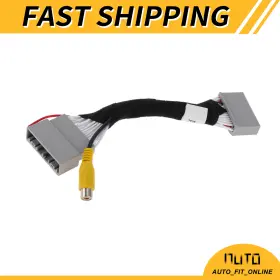 X Autohaux 678202092873 Rear View Camera Adapter Wire Harness Cable For Honda Crv 12-17 Rca 27 Pin