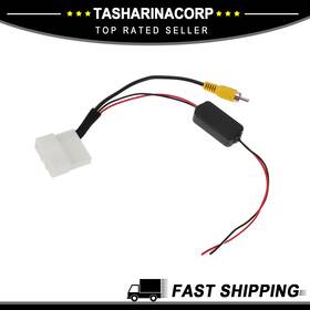 X Autohaux 683007444215 Rear View Camera Adapter Wire Harness Cable For Toyota Rav4 1 Pc Rca 24pin