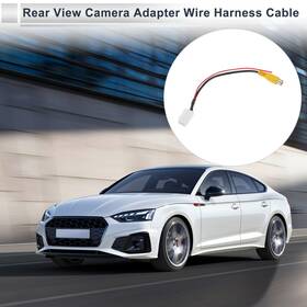 X Autohaux 683867151414 Rear View Camera Adapter Wire Harness Cable For Toyota Rca Black 1 Pcs