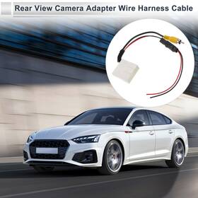 X Autohaux 699867950698 Rear View Camera Adapter Wire Harness Cable Fit For Toyota Tundra 2014 Rca Black