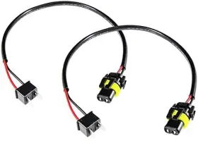 Ad29-0001 Xotic Tech Direct #ad29-0001 2pcs Exchange Connector Retrofit Pigtail Wiring Harness H7 To 9006