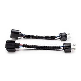 Xotic Tech Direct #ad37-0001 2pcs 9003 H4-to-h13 9008 Pigtail Wiring Harness Adapters For Light