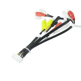 Xt91921 Xtenzi Rca Harness Cord For Alpine Ilx407 Front Rear Sub Aux Camera