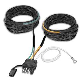 Xtraglow 168154 4 Pin 5 Wire Trailer Wiring Harness 25ft Wishbond Kit