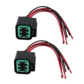 Yinettech 003b-vg Pcs 6-pin Car Headlight Connector Harness Plug Pb65-0607 Compatible With Kia 2