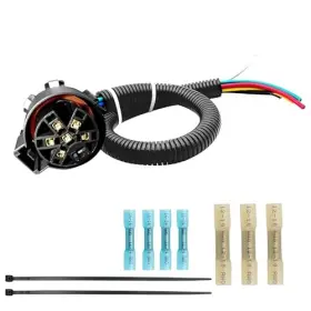 Rv-0031 Youlante 7 Way Trailer Wiring Harness Multi Traction Pin Plug